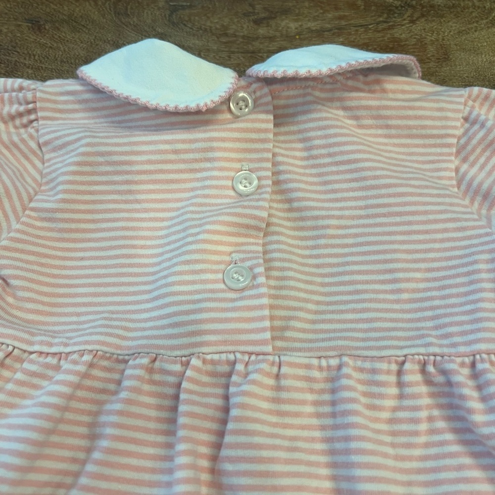 Bayou Blanks Knit Peter Pan Collar Dress w/ SHS initial /‎ fall monogram 12m - Picture 6 of 6
